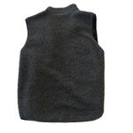 EXPRESS Sherpa Unisex Vest Grey Small Outdoor Winter Fall Layering Active Photo 3