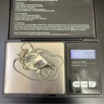 Brighton Retired Silverplated Twirl Collection Twisted Teardrop Pendant Necklace Photo 11