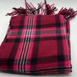 Jenni  Wine Plaid Scarf NWT Photo 2