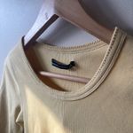 Abercrombie & Fitch  Light Yellow Ribbed Top NWT Photo 4