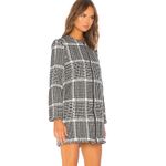 Cupcakes And Cashmere Fernando Jacket Small Black White Houndstooth Preppy Photo 2