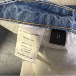 Vervet Flying Monkey High Rise Distressed Slim Wide Leg Jeans Size 31 / 13 NWT Photo 2