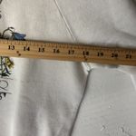 Vintage 90s Sweatshirt Womens‎ Medium Wildflower Floral Cottage Pullover USA White Photo 7