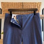 Talbots Slim Crop Chambray Mid-Rise Woven Career Dress Pant Trouser, 10P Photo 5