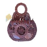 Patricia Nash Italian Leather Slouchy Chain Hobo Tote Bag NWT Boho Festival Photo 5