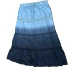 Michael Kors  Women's Ombre Tiered Full Maxi Skirt - Blue, Size 10 Photo 5