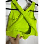 Alphalete‎ Vault Sports Bra Neon Yellow Green Medium Photo 3