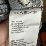 Urban Outfitters  Floral Mini Dress Tie Front Rayon Black Pink Size‎ Small Y2K Photo 4