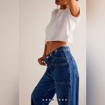 Free People NWT  Palmer Wide Leg Cuffed Jean Photo 1