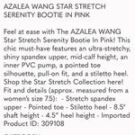AZALEA WANG STAR STRETCH SERENITY BOOTIE IN PINK size 7 Photo 4