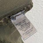 Bella Dahl  High Waisted Crosshatch Tencera Drawstring Cargo Pants Green Small Photo 4