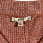 Cyrus  V Neck Red Heather V Neck Long Balloon Sleeve‎ Sweater Size L Photo 3