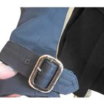 Club Monaco  Women Belted Trench Coat L Navy Classic Trendy Minimal Chic Capsule‎ Photo 12