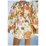 Luxxel  Womens Cottagecore Floral‎ Lace Trim Boho Festival Resortwear Romper M Photo 1