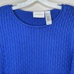 Liz Claiborne Liz‎ Claiborne Chunky Blue Sweater Photo 6