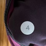 Lululemon All Sport Crop in Back Spin Stroke Dashing Purple Black Photo 7