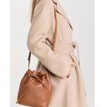 MANSUR GAVRIEL Hazelnut Brown Tan Cowhide Leather Soft Mini Bucket Bag Photo 0