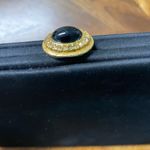 Vintage from the 50s L & M Spot Lite Black Clutch, Evening Purse, Hand Bag Photo 4