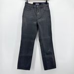 DL1961 NEW NWT  Patti Straight High Rise Vintage Ankle Jeans Black Coat Size 25 Photo 3