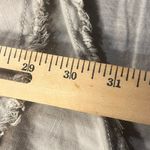 Free People  Women Gray Drippy Linen Asymmetrical Snap Hoodie Jacket Small Photo 6