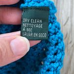 Ralph Lauren Lauren Women's Vintage Turquoise Hand Knit Sweater Size XL Photo 5