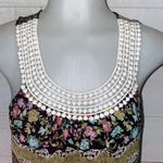 Byer California Boho Floral Crochet Trim Sleeveless Top Photo 1