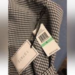 1. State  Womens B/W Strapless Plaid Wide Leg Jumpsuit Size 8 Photo 3