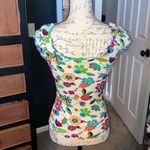 Guess  Jeans Floral Ruffle Top Photo 1