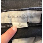 Treasure & Bond Treasure‎ & Bond Moto Biker Skinny Jeans Size 24 Gray Black Denim Photo 2