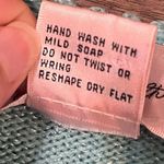 Jaclyn Smith  Vintage Beaded Sweater Mint Green V Neck Womens Small Photo 3