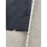 Ann Taylor LOFT  Women's Cropped Pants Blue Chambray Size 8 Julie Fit Cotton Photo 7