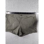a.n.a ‎ Chino Shorts Women 14 Mid Rise Shortie Olive Green Outdoor Academia Casual Photo 2
