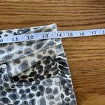 Mother Dazzler Jeans Gray Leopard‎ Print Mid Rise Ankle Straight Womens Sz 27 White Photo 14