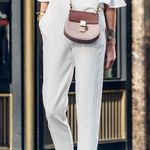 Black Halo  Brooklyn Bell-sleeve Cropped Jumpsuit in White Size US 4 Photo 15