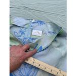 Tsunami size 8 silk linen tropical print skirt. Beach resort cruise ship. Blue Photo 5