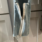 The Ragged Priest ASOS  Distressed Ripped‎ Straight Leg Jeans Zipper Legs Size 24 Photo 7