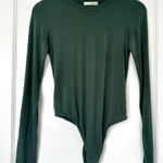 Wilfred Aritzia Free Bodysuit Long Sleeve Top Casual Green Size S layer scoop Photo 0