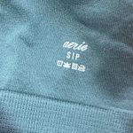 Aerie Ribbed One Shoulder Bralette Bra Cropped Tank Top Size Small Green Photo 9