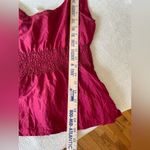 Old Navy Vintage  Y2K Silk Smocked  Beaded Top Small Photo 6