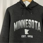 Basix of America  Large Minnesota Ribbed Hoodie Sweatshirt Hooded Biker Moto Photo 4
