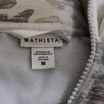 Athleta Women's M Triumph Zip Front Hoodie in Gypsum Camo Photo 7