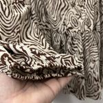 Moon River NWOT  Anthropologie M Puff Sleeve Babydoll Crop Top‎ Psychedelic Funky Photo 6