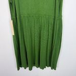 Vertigo Paris NWT Plunging Neckline Pleated Mini Dress Green Size Large L NEW Photo 7