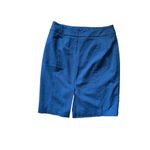 Calvin Klein  Skirt Size‎ 4P Gray Knee Length Pencil Lined Slit Photo 4