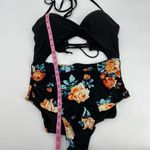 Cupshe  Women's One Piece Swimsuit Cutout Halter Lace Up Twist Bathing Suit XXL Photo 8