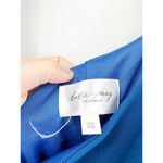 Katie May  Blue Cut Out Strapless One Sleeve Side Slit Maxi Dress Gown Size M Photo 5