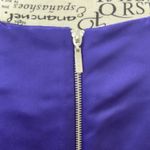 NWT NUE by Shani Size 8 Purple Satin Sheath Dress Built Photo 3