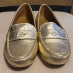 Coach  Women’s Odette Metallic Tumbled Loafers, Size 9.5 Photo 0