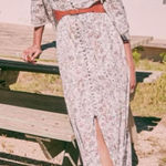 Sézane Bonnie Floral Tiered Maxi Dress | Sz 38 (US 6) | Botanic Garden White Photo 1