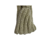 Twisted Knit Headband Pearl Embellished Beige Warm Winter Ear Warmer Outdoor Tan Photo 1